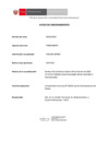 Vista preliminar de documento AVISO DE SINCERAMIENTO - Febrero 2025 - Viáticos y pasajes