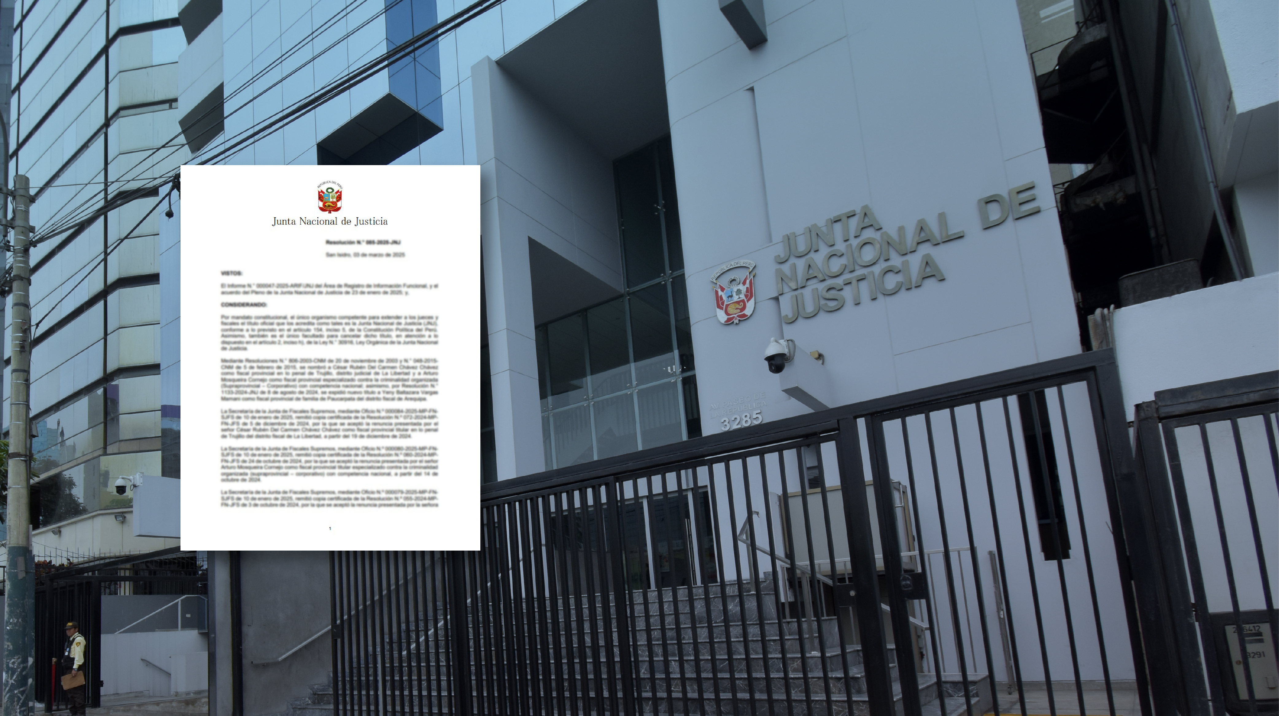 Pleno de la JNJ solicitó al Poder Judicial  remisión de sentencia contra miembro Rafael Ruiz Hidalgo