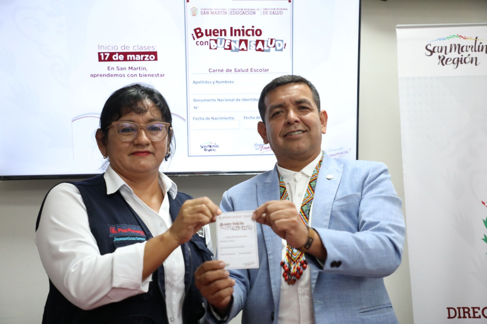 Importante campaña de salud con escolares.