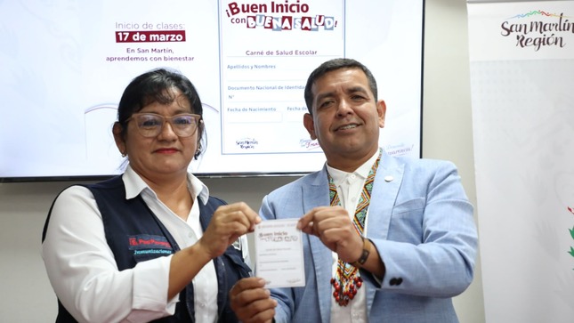 Importante campaña de salud con escolares.