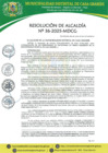 Vista preliminar de documento Resolución de Alcaldía 036-2025