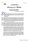 Vista preliminar de documento Resolucion de alcaldia Nº005-2023-MDH