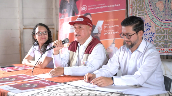 Indecopi presenta guía para consumidores en situaciones de emergencia en el Perú en lengua Shipibo-Konibo