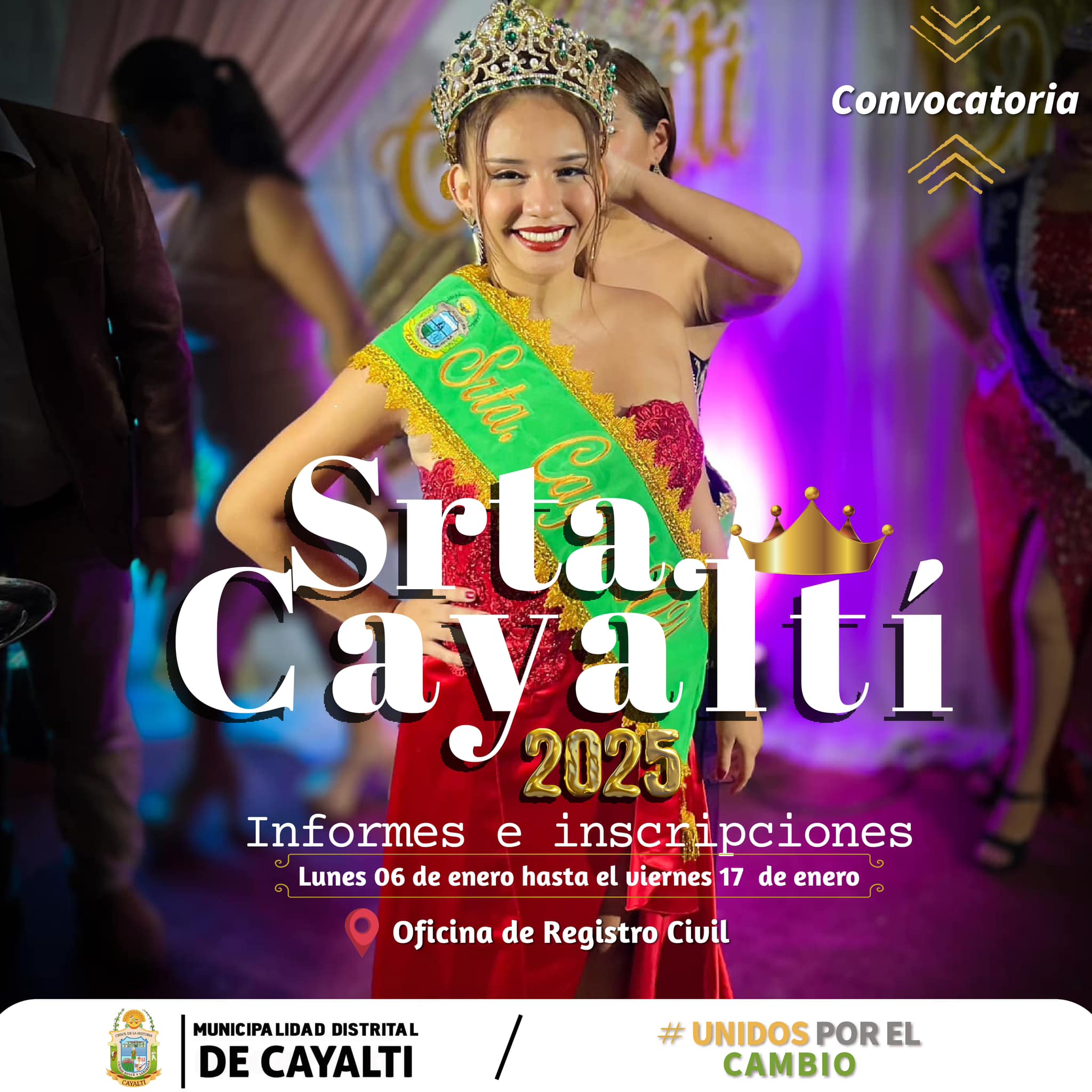 Registro 1: Srta. Cayaltí 2025 - Convocatoria