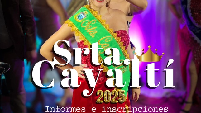 Registro 1: Srta. Cayaltí 2025 - Convocatoria