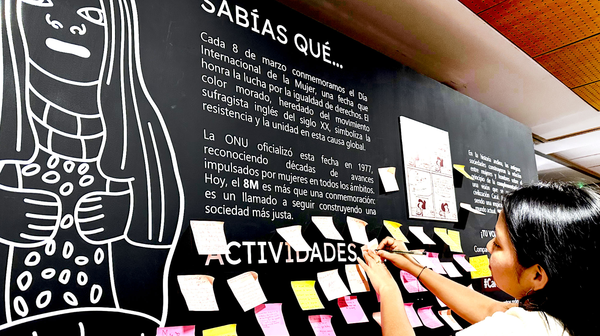 Visitantes de exposición “El Rol de la Mujer en la Civilización Caral” nos dejan sus mensajes y reflexiones