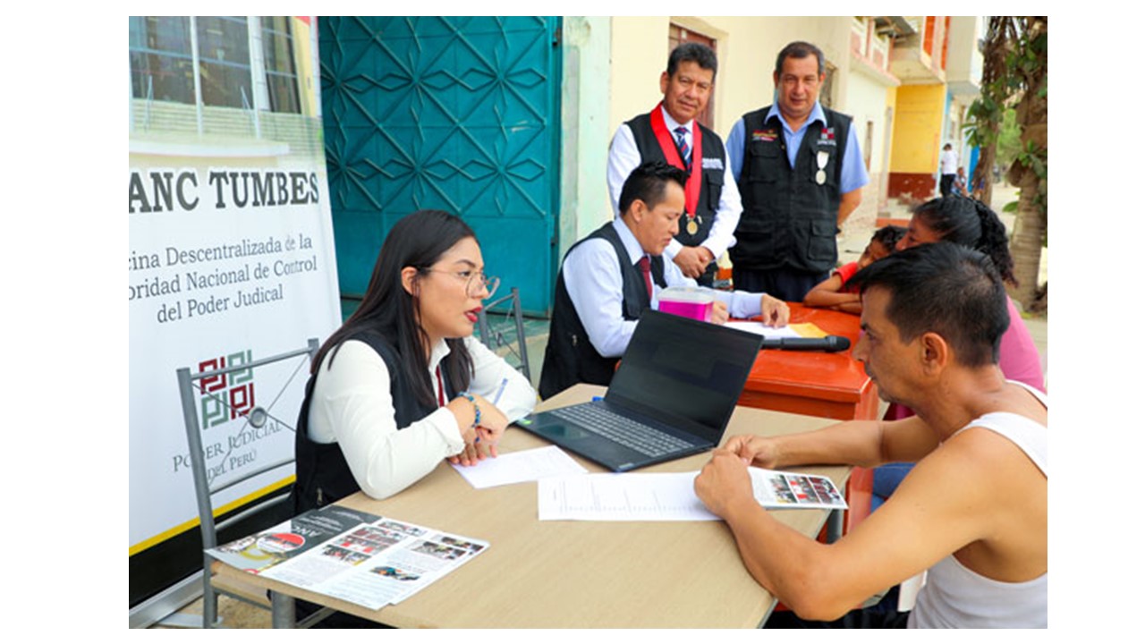 Odanc Tumbes brindó Atenciones en Programa de Mesa Itinerante en Pampa Grande