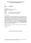 Vista preliminar de documento Modelo de oficio para solicitar rotación residentado odontológico