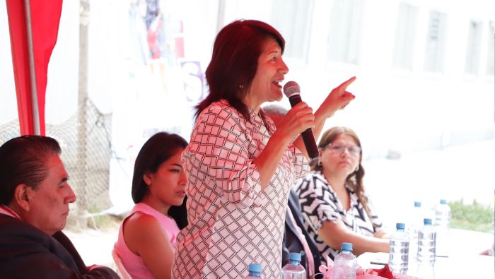 Rosa Vásquez expone principales líneas de gestión que seguirán en educación, salud y seguridad
