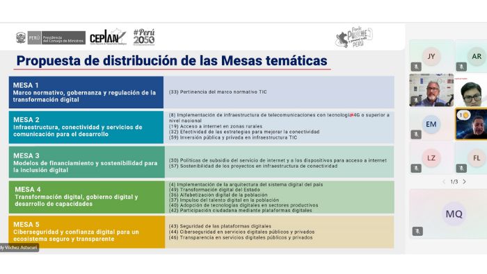 Comité Multidisciplinario sobre Conectividad y Transformación Digital