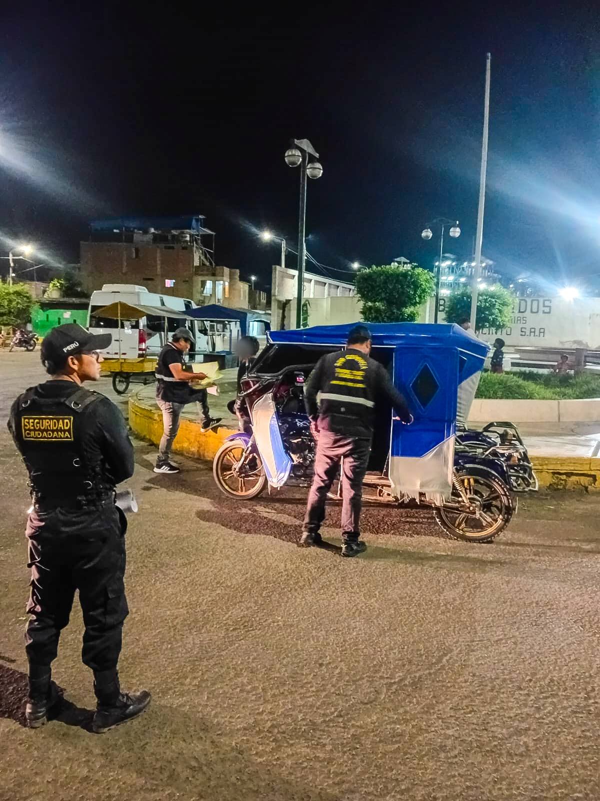 Intervención a vehículo menor con polarizado y altoparlante