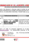 Vista preliminar de documento Cambio de sede para los TALLERES SOBRE SISTEMATIZACIÓN DE PROYECTOS DE INNOVACIÓN PARA EL VII CONCURSO NACIONAL FONDEP-2025