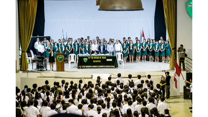 Alcaldesa participa en inicio de año lectivo.
