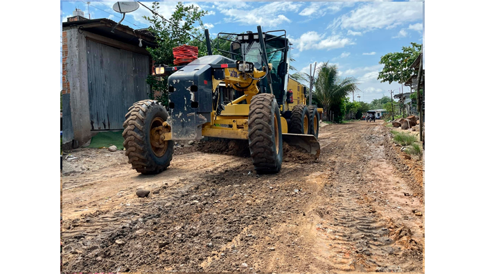 Mejoramiento de calles en la AA.VV Fortaleza de Cumbaza - sector Yumbite - parte baja de Tarapoto.