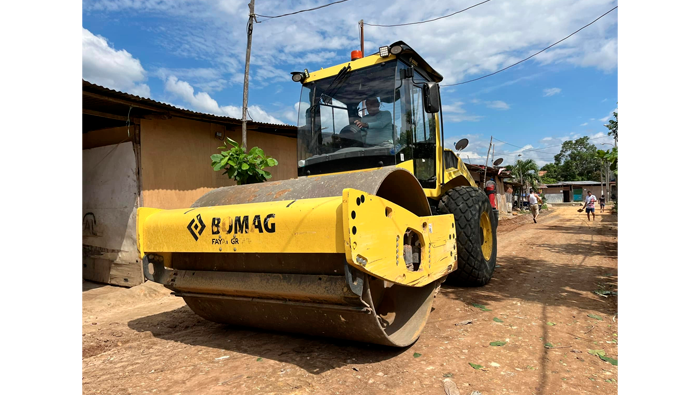 Mejoramiento de calles en la AA.VV Fortaleza de Cumbaza - sector Yumbite - parte baja de Tarapoto.