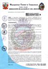 Vista preliminar de documento Resolucion de Alcaldia N° 042-2025-MDI