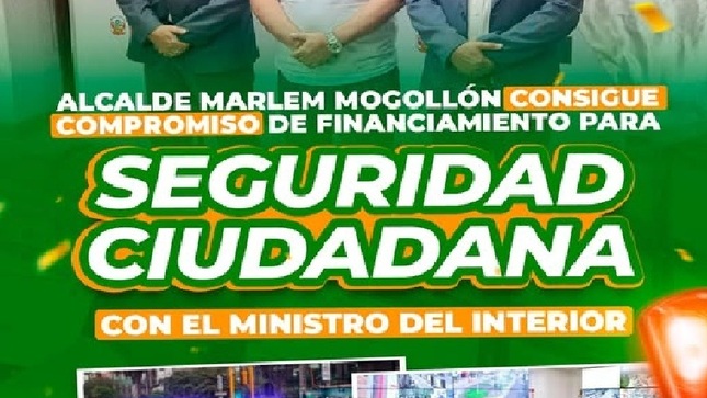 MININTER asegura financiamiento del proyecto de seguridad ciudadana para Sullana