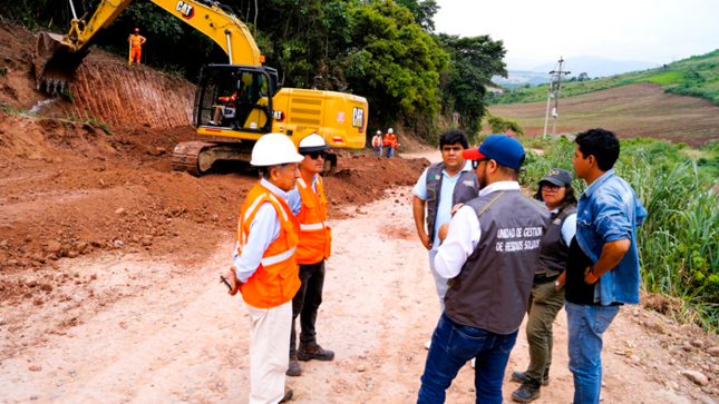 MPSM realizó coordinaciones con Consorcio Vial Sauce. 