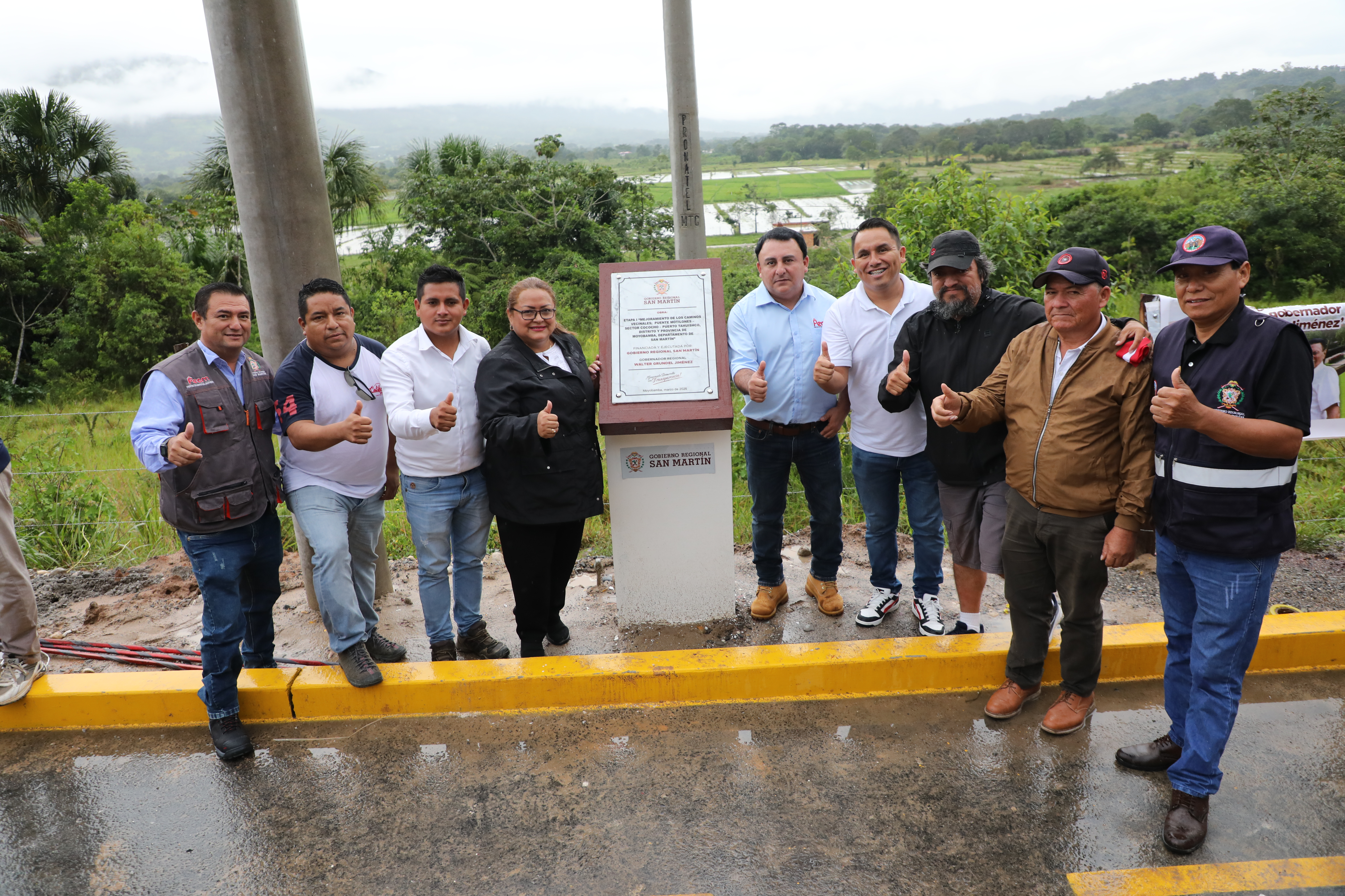 GORESAM inaugura primera etapa del asfaltado