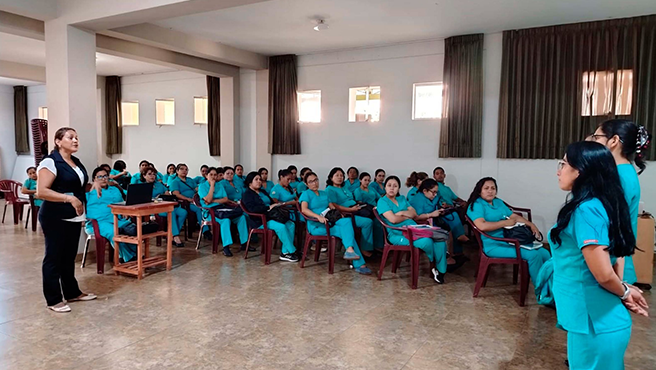 Red de Salud Chiclayo fortalece estrategias de prevención y promoción de la salud