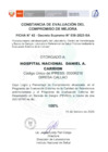 Vista preliminar de documento Constancia De Evaluación INS Banco De Sangre HNDAC