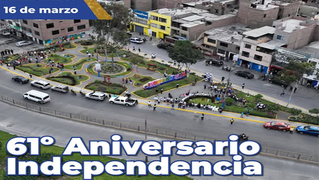 Β‘ Feliz 61Β° Aniversario de Independencia !