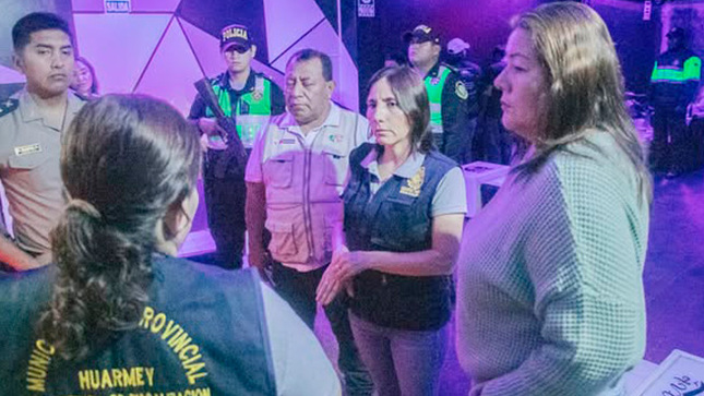 Operativos inopinados en locales nocturnos, bares y discotecas en Huarmey