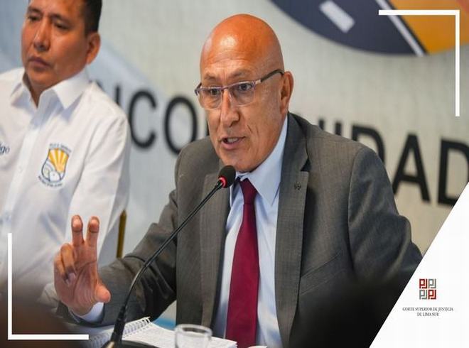 Presidenta de la Corte Superior de Justicia de Lima Sur participó de la Primera Sesión Descentralizada de Seguridad Ciudadana 2025