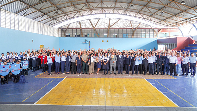¡ Participando del Buen Inicio del Año Escolar 2025 en la IE. Mercedes Cabello de Carbonera !