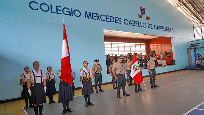 ¡ Participando del Buen Inicio del Año Escolar 2025 en la IE. Mercedes Cabello de Carbonera !