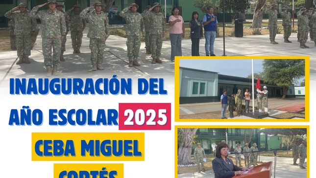 Inauguración del Año Escolar 2025 - CEBA Miguel Cortés