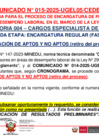 Vista preliminar de documento COMUNICADO 015-2025-CEDE2025 // PROCESO DE ENCARGATURA 2025 // PUBLICACIÓN DE APTOS Y NO APTOS