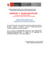 Vista preliminar de documento COMUNICADO 28  y CUADROS DE MERITO PRELIMINAR EBA Ciclo Inicial e Intermedio, EBE Inicial Primaria PRITE Inicial ciclo I, EBR Secundaria Arte y Cultura, EBR Secundaria Área Curricular de Ciencias Sociales, EBR Secundaria Área Curricular de Educación para el Trabajo 17-03-2025