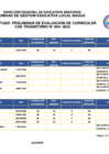 Vista preliminar de documento RESULTADO PRELIMINAR EVALUACION CURRICULAR CAS N°004 - 2025- SEHO