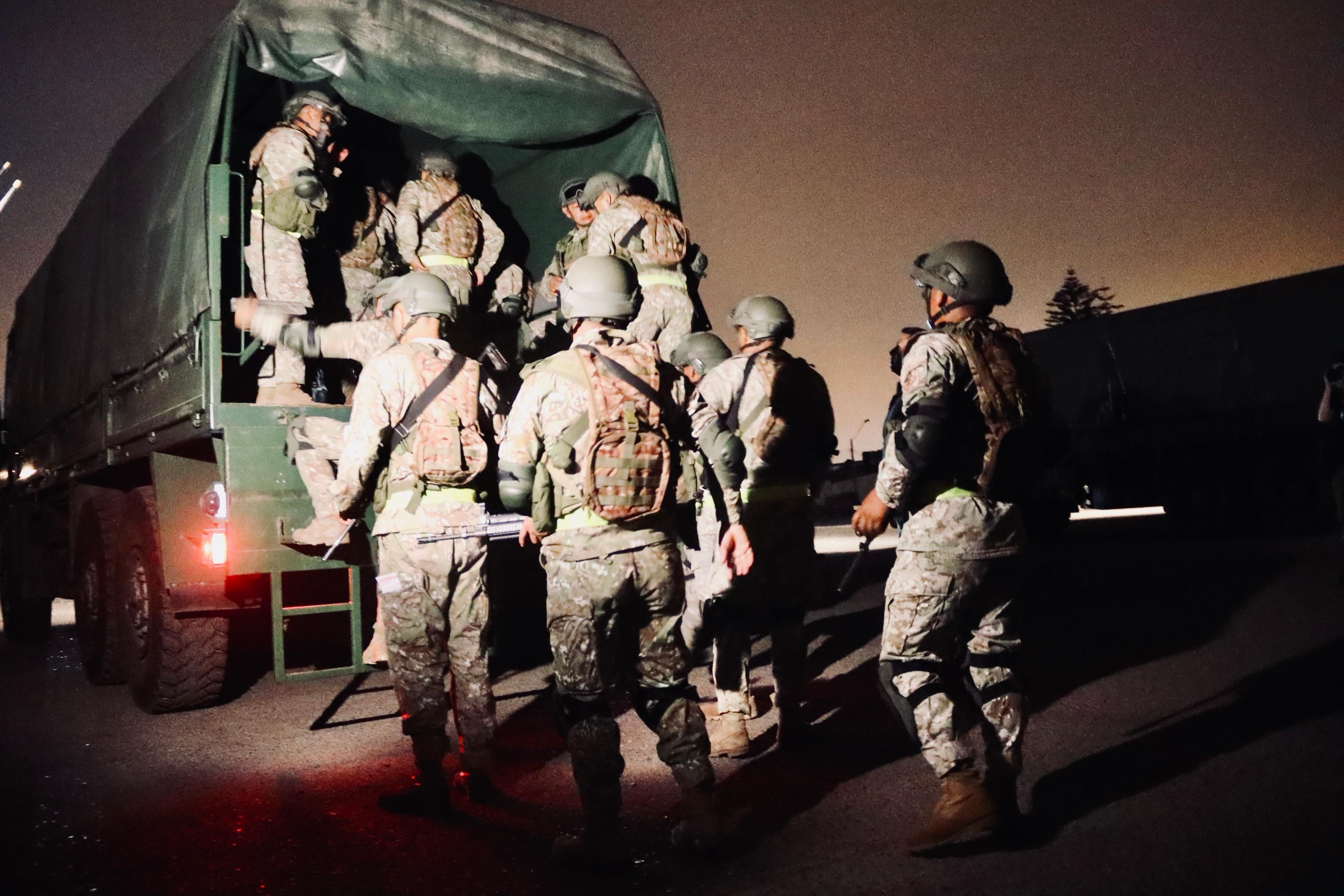 Más de 2 500 miembros de las Fuerzas Armadas refuerzan la lucha contra la delincuencia en apoyo a la Policía Nacional