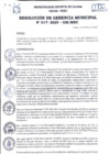 Vista preliminar de documento Resolución de Gerencia Municipal N° 017-2025-GM/ MDC