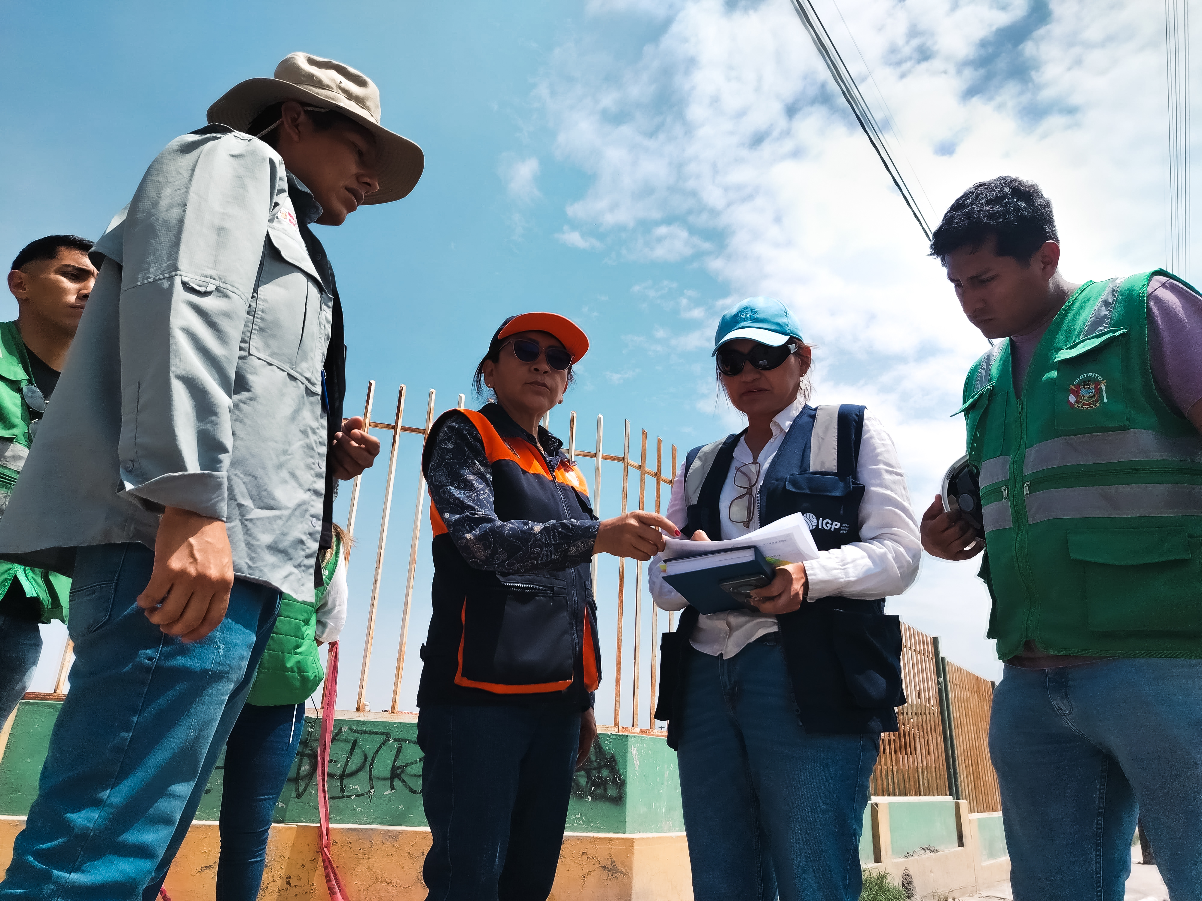 IGP y Municipalidad de Paucarpata identifican zonas seguras como medida de prevención ante erupciones volcánicas
