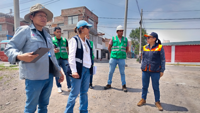IGP y Municipalidad de Paucarpata identifican zonas seguras como medida de prevención ante erupciones volcánicas