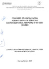 Vista preliminar de documento Bases Concurso CAS por suplencia temporal Nº 001-2025- HCH-SBS 