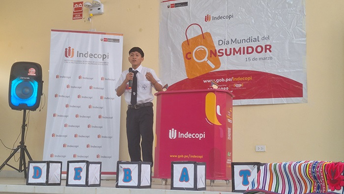 ¡Escolares del Vraem, campeones del consumo informado! Indecopi lanza torneo de debate