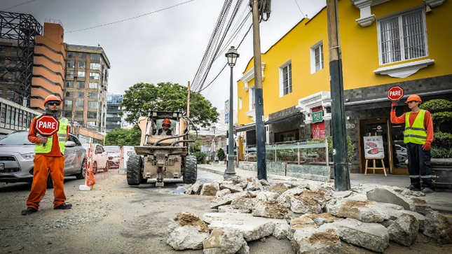 obras en la calle Manuel Bañón 