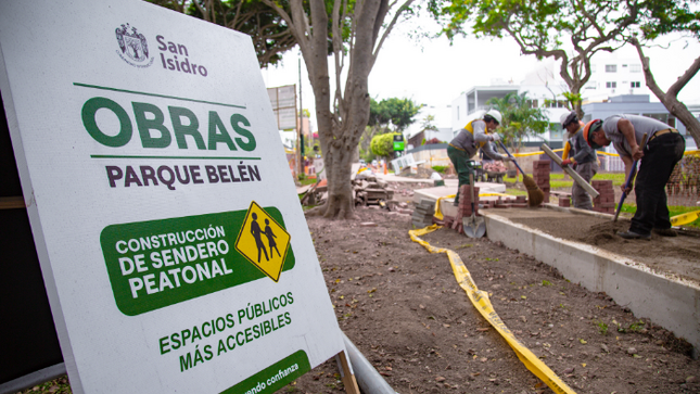 Más accesibilidad en el parque Belén 