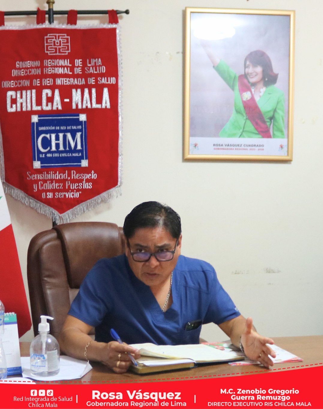 Director Ejecutivo de la RIS Chilca Mala se reúne con su Equipo de Gestión