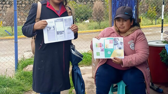 Nota informativa sobre la jornada de sensibilización del programa EDUCCA en Quintanilla Pampa.