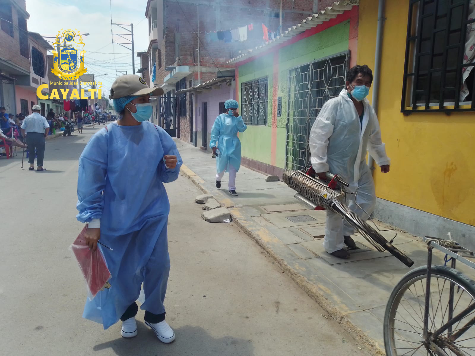 Fumigación por dengue