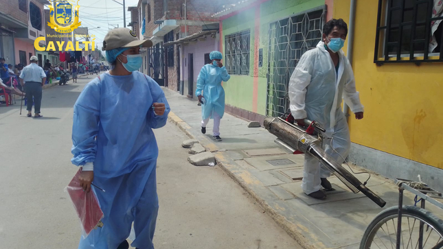 Fumigación por dengue