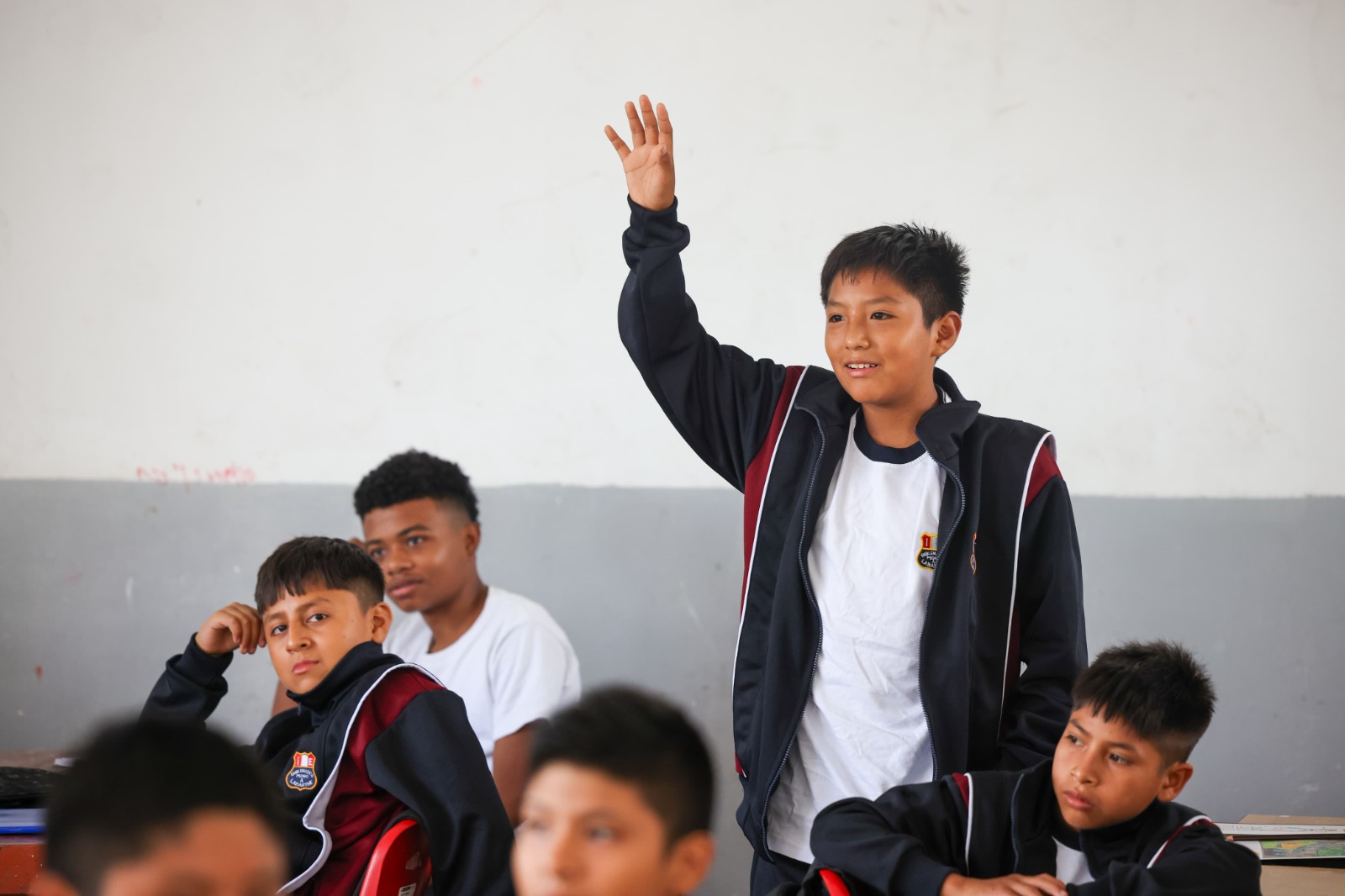 Inicio del año escolar en el colegio Pedro Labarthe