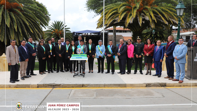 Cajabamba celebró sus 170 años de creación política