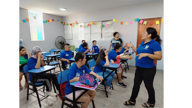 Este programa, desarrollado en la Casa de la Mujer, está diseñado especialmente para los integrantes de OMAPED, ofreciendo una alternativa accesible y personalizada para desarrollar su educación.💪🙋🙋♂️
Nuestra Municipalidad continuara trabajando en beneficio de la inclusión social promoviendo oportunidades para todos.