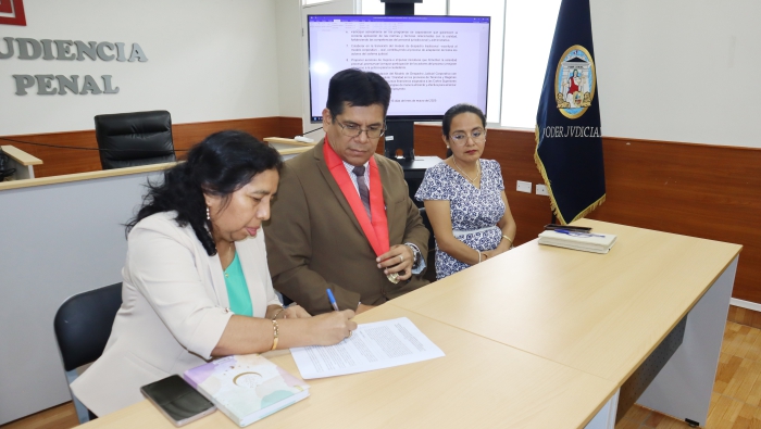 Piura se prepara para implementar proyecto piloto de oralidad en procesos judiciales de tenencia y régimen de visitas